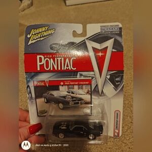 Johnny Lightning Pontiac Die-Cast Model - Black